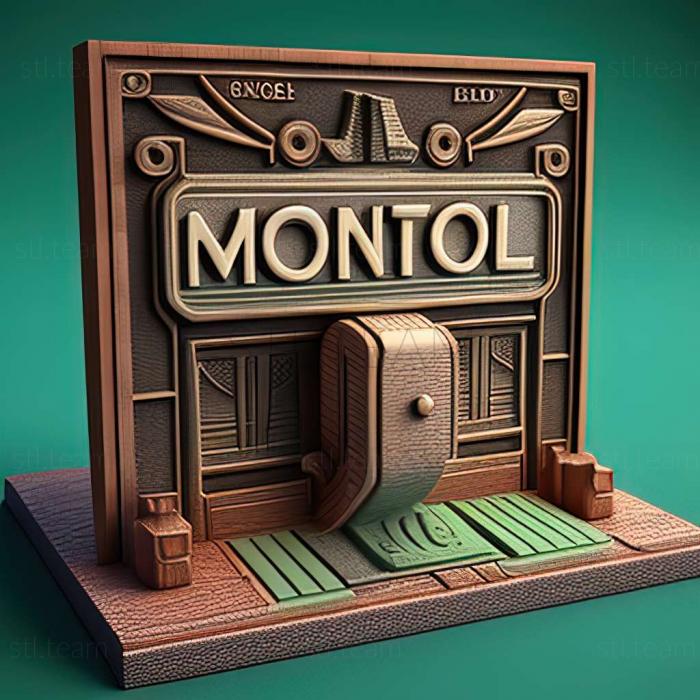3D model Monopoly Streets game (STL)